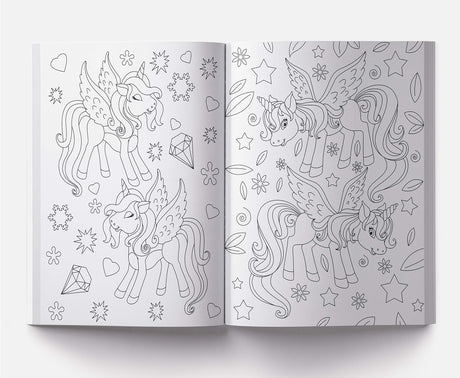 101 Unicorn Colouring Book: Fun Activity Colouring Book For Children - Retail Maharaj