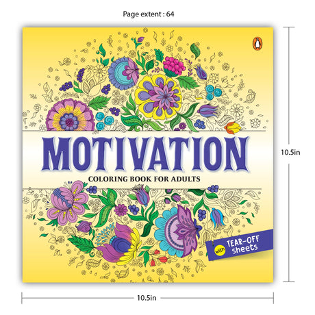 Motivational Quotes: Coloring Book for Adults with Tear out Sheets I Inspirational Coloring Pages I Coloring for Peace, Relaxation and Stress Relieving| [Select Learning] - Retail Maharaj