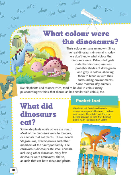 Encyclopedia: My Encyclopedia of Dinosaurs - What? Why? How? When? - Encyclopedia books for Children - Retail Maharaj