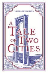 A Tale of Two Cities, Charles Dickens Classic Novel, (French Revolution; London, Love and Sacrifice), Ribbon Page Marker, Perfect for Gifting - Retail Maharaj