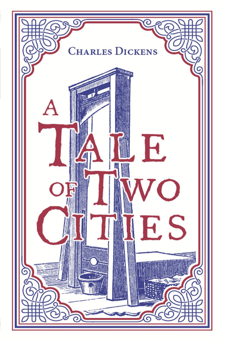 A Tale of Two Cities, Charles Dickens Classic Novel, (French Revolution; London, Love and Sacrifice), Ribbon Page Marker, Perfect for Gifting - Retail Maharaj