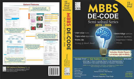 MBBS DE CODE SEMI SOLVED SERIES 2019-2008 2 PROF AVADH UNIVERSITY (PB 2020) - Retail Maharaj