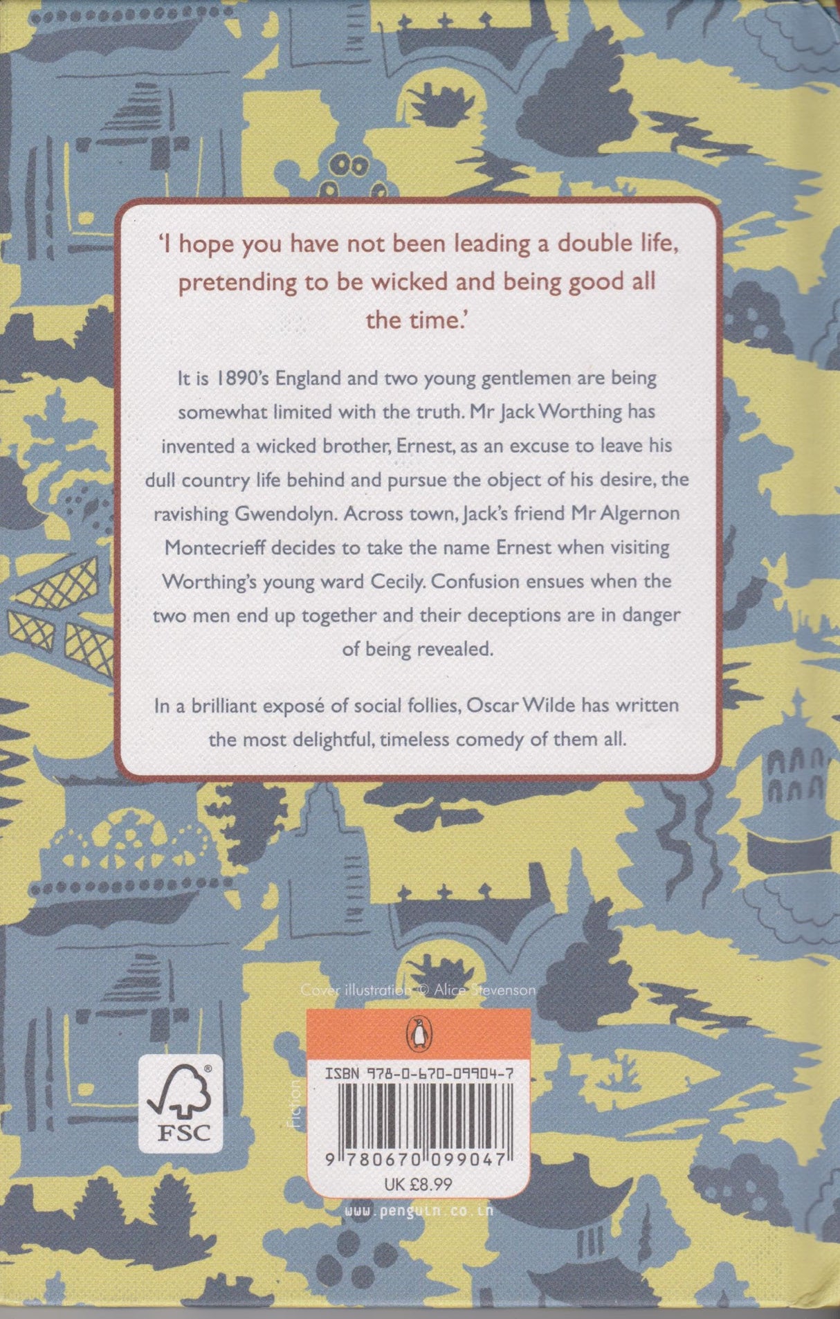 THE IMPORTANCE OF BEING EARNEST £ 8.99 - Retail Maharaj
