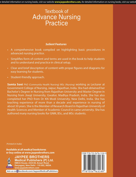 TEXTBOOK OF ADVANCE NURSING PRACTICE AS PER THE MSC NURSING SYLLABUS - Retail Maharaj
