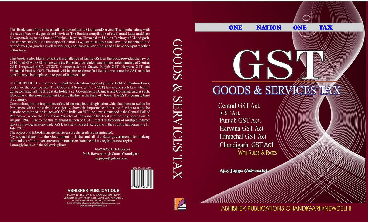 GST : Goods & Services Tax; With Rules and Rates - Retail Maharaj