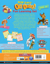 Nickelodeon Paw Patrol – Off Duty! Fun Learning Set | Wipe & Clean Mats, Coloring Sheets, Stickers, Certificate & Pen | Ages 3–7 | Learn Through Play with Your Favorite Pups - Retail Maharaj