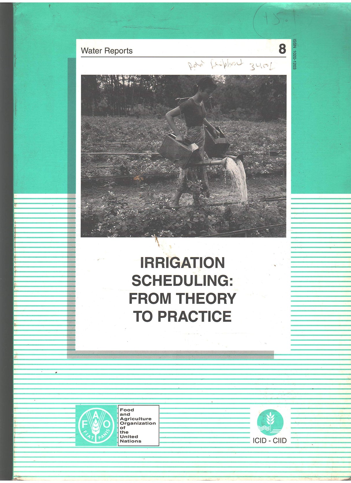 Irrigation Scheduling: From Theory to Practice - Workshop Proceedings: No. 8 (Water Report)