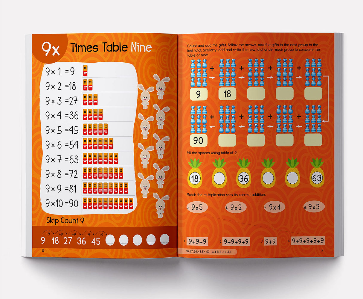My First Times Tables Activity Book: Multiplication Made Easy | Ages 6–8 | Build Confidence in Basic Math | 2.5 Hours of Practice - Retail Maharaj
