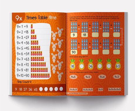 My First Times Tables Activity Book: Multiplication Made Easy | Ages 6–8 | Build Confidence in Basic Math | 2.5 Hours of Practice - Retail Maharaj