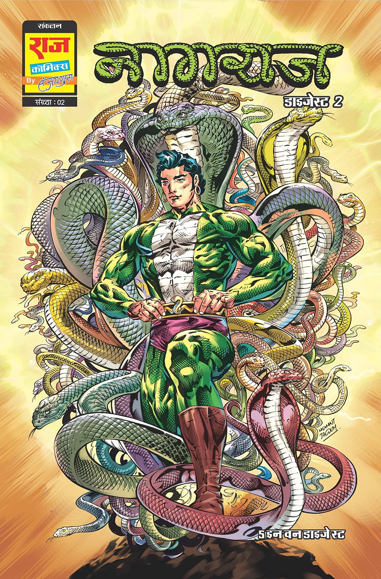 Raj Comics | Nagraj Digest 2 (Hindi) | Big Size | Graphic Novel | New Release | Paperback - Retail Maharaj