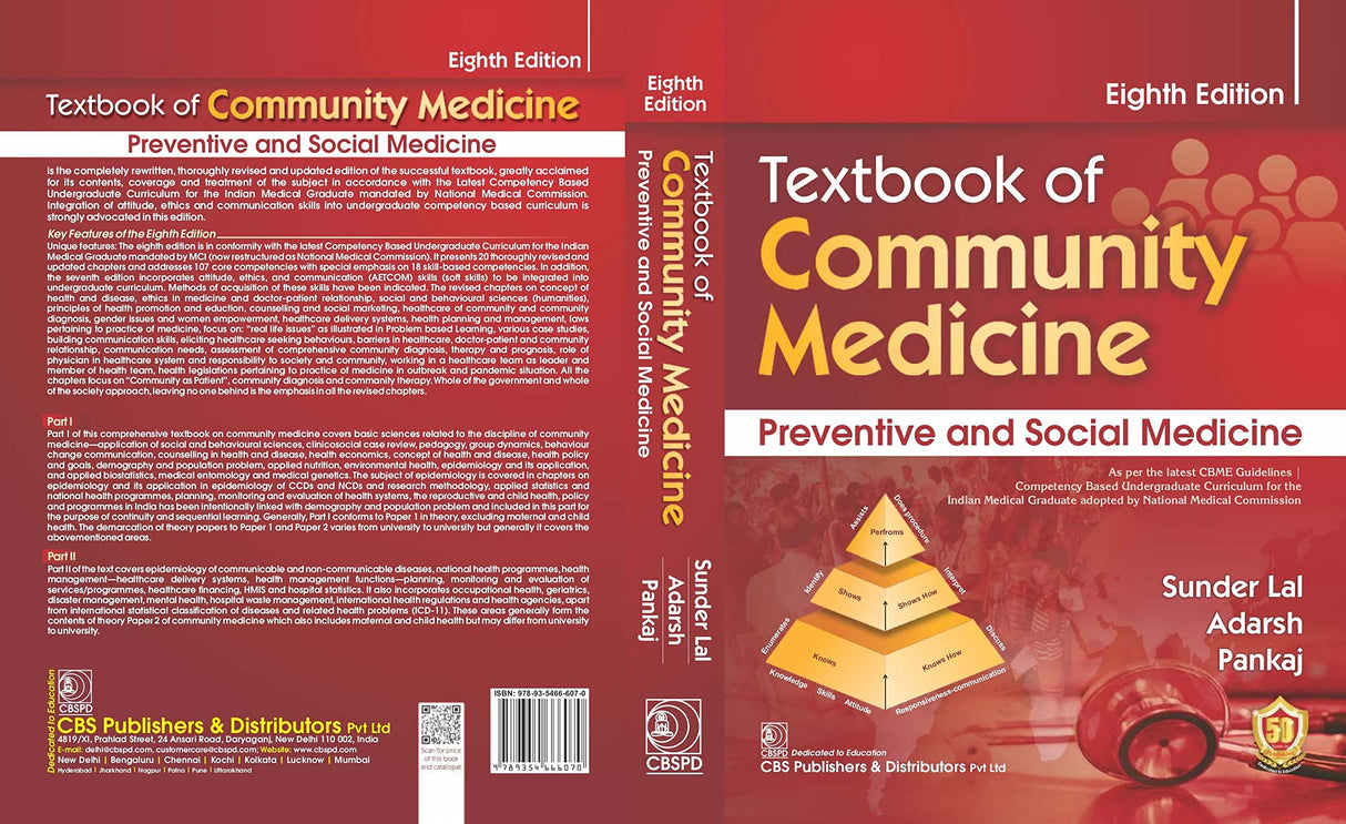Textbook Of Community Medicine Preventive And Social Medicine 8Ed (Pb 2024) - Retail Maharaj