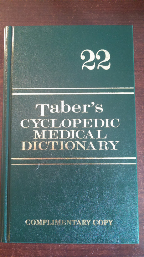 TABER'S CYCLOPEDIC MEDICAL DICTIONARY (THUMB-INDEXED VERSION) (TABER'S CYCLOPEDIC MEDICAL DICTIONARY - Retail Maharaj