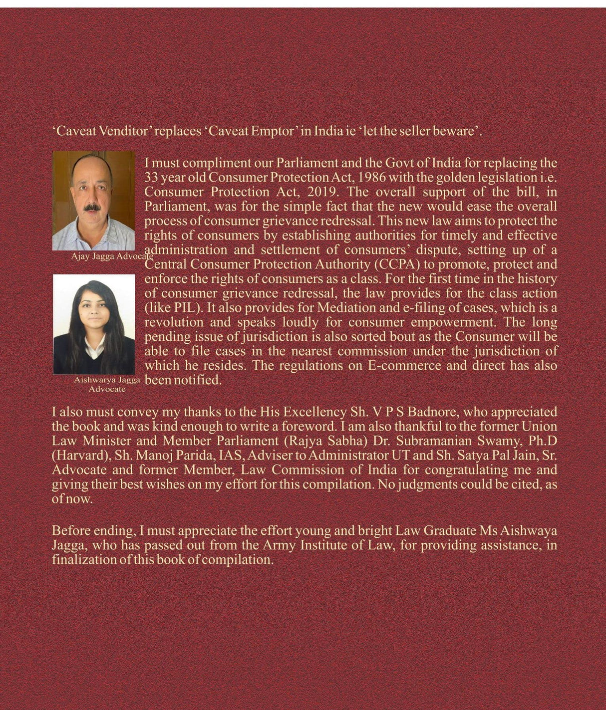 The Consumer Protection Act, 2019 alongwith ( The Consumer Proctection Rules & Regulations 2020 ) - Retail Maharaj