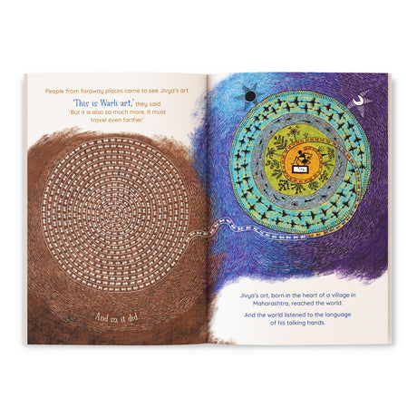 Jivya’s Talking Hands: How Jivya Soma Mashe Found His Voice Through Art (The Magic Makers) | Picture Book Biography | Ages 7+ - Retail Maharaj