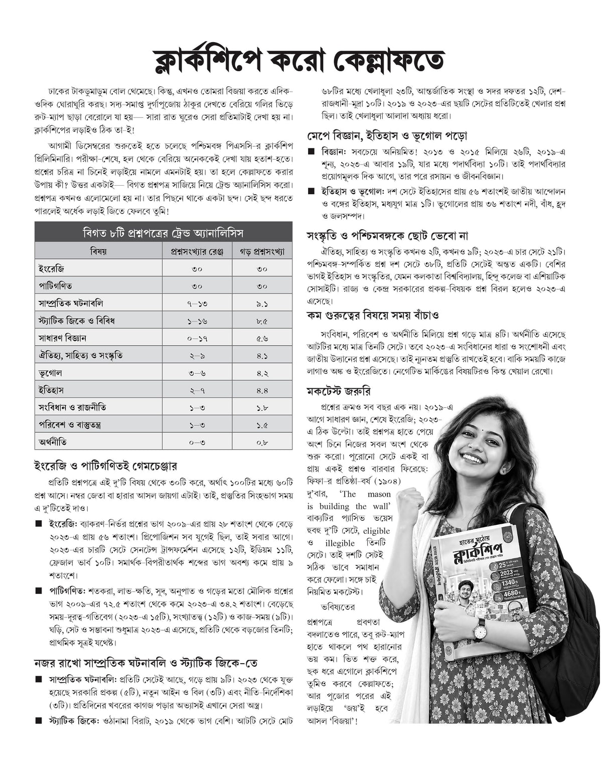 WBPSC Clerkship Preliminary Game Changer Guide Book in Bengali (হাতের মুঠোয় ক্লার্কশিপ) | 8,500+ MCQs, 25 Mock Tests & Previous Years (up to 2023) Solved Papers with Explanations - Retail Maharaj