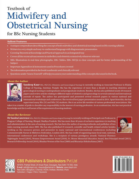 TEXTBOOK OF MIDWIFERY AND OBSTETRICAL NURSING FOR BSC NURSING STUDENTS: AS PER THE SYLLABUS OF INDIAN NURSING COUNCIL BSC - Retail Maharaj