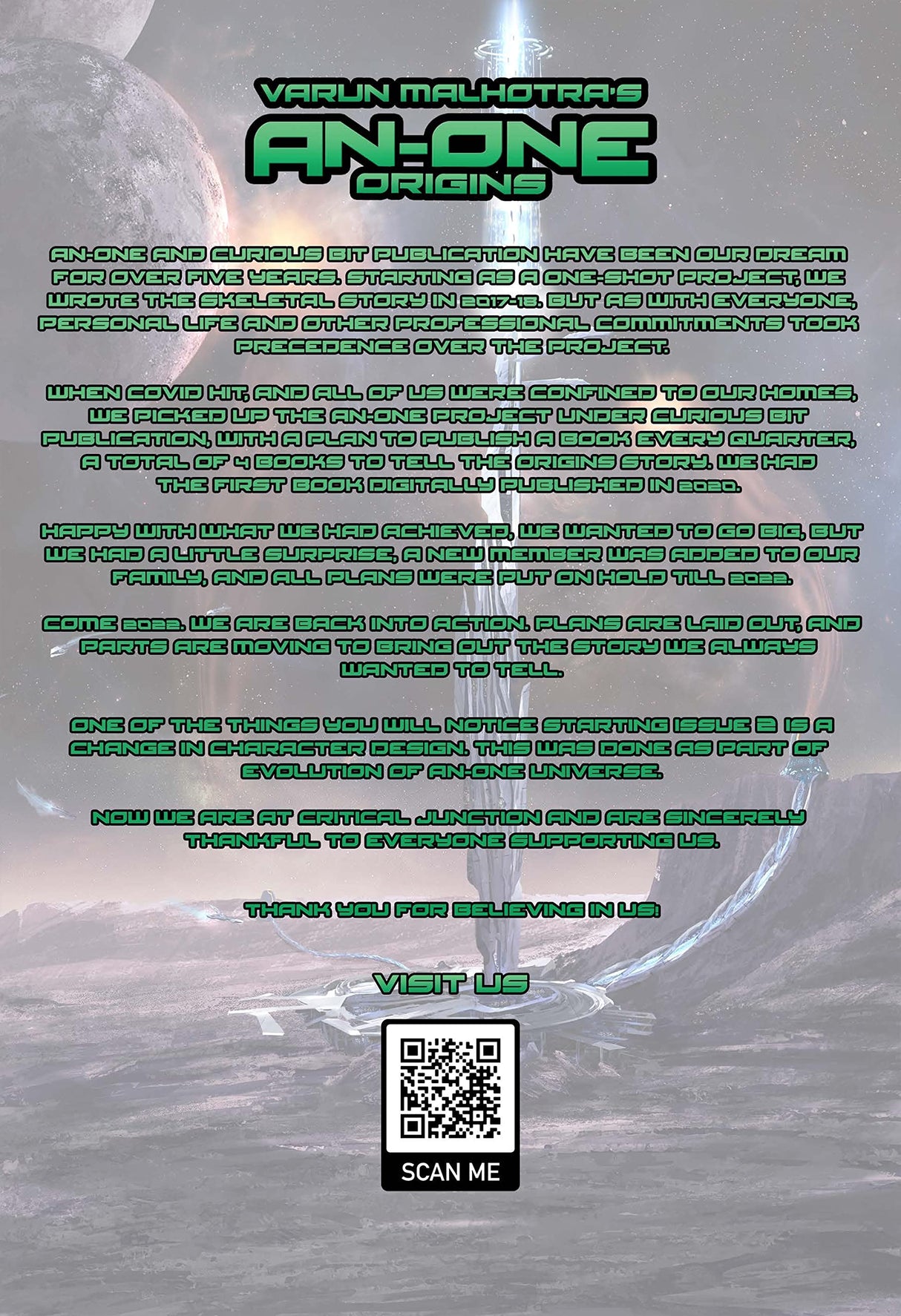 AN-One Origins 2 : Combined edition Paperback – Perpetual Calendar, 1 January 2022 (Issue 1 and Issue 2) - (Language = English) - Retail Maharaj