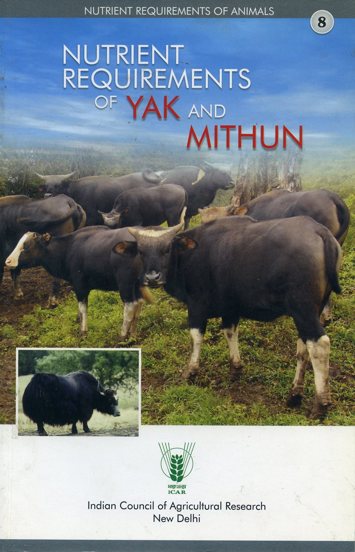 Nutrient Requirements of Yak and Mithun - 8