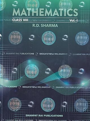 R D Sharma Class 8 Maths 2026-27 CBSE Examinations - Retail Maharaj
