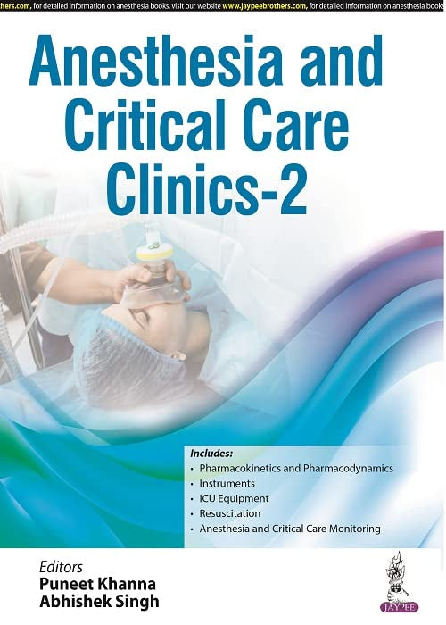 ANESTHESIA AND CRITICAL CARE CLINICS-2 - Retail Maharaj
