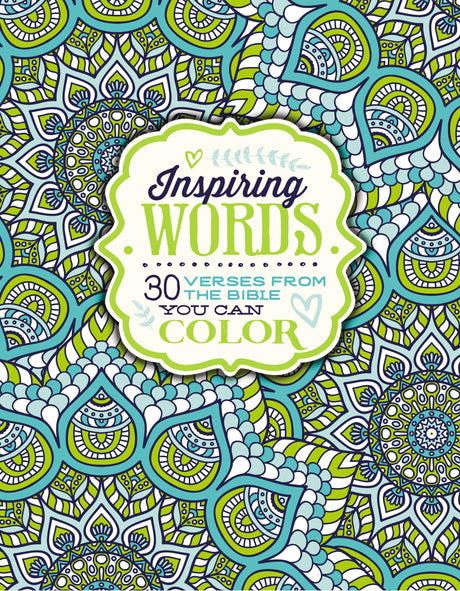 Inspiring Words Coloring Book: 30 Verses from the Bible You Can Color - Retail Maharaj