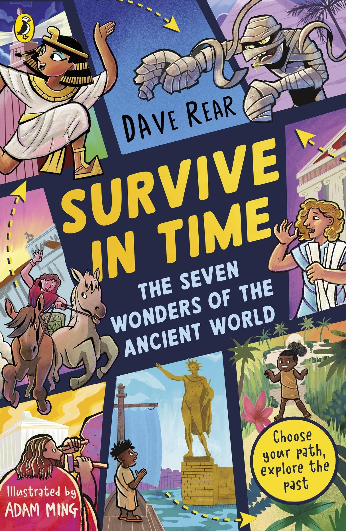 The Seven Wonders of the Ancient World: Choose your path, explore the past! (Survive in Time) - Retail Maharaj
