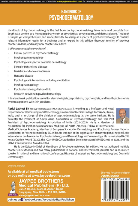 Handbook of Psychodermatology - Retail Maharaj