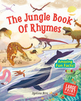 Jungle Books of Rhymes for Children: Fun & Engaging Animal Rhymes for Kids | Joyful Rhymes Featuring Tigers, Monkeys, Elephants & More | Classic & New Jungle-Themed Poems | Rhyming Tales of Friendship | Joyful Bedtime Reading - Large Print - Retail Maharaj