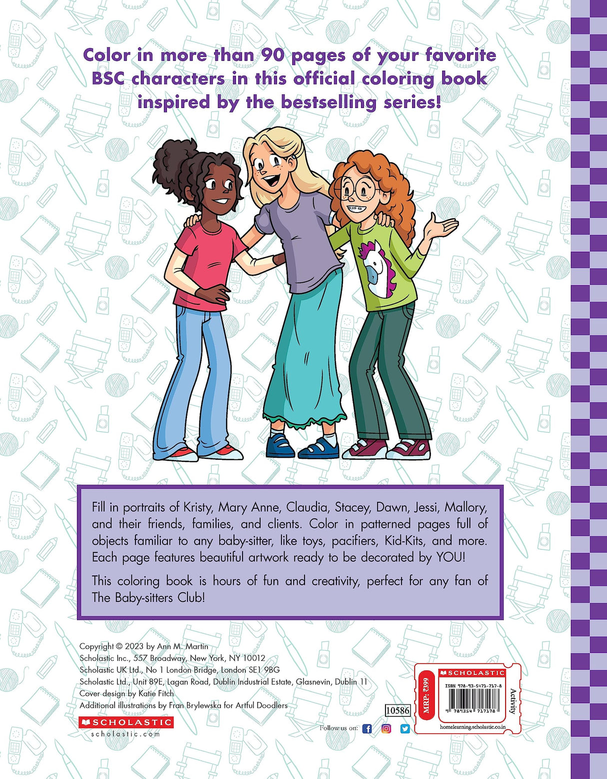The Baby-sitters Club: The Official Coloring Book - Retail Maharaj