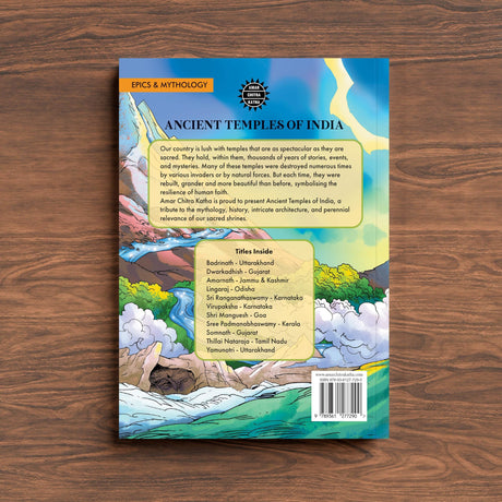 Ancient Temples of India | Badrinath | Amarnath | Somnath | Virupaksha | Indian Mythology, History & Folktales | Childrens Comic Books | Amar Chitra Katha - Retail Maharaj