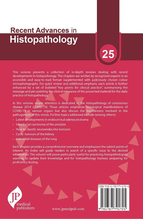 Recent Advances in Histopathology 25 - Retail Maharaj