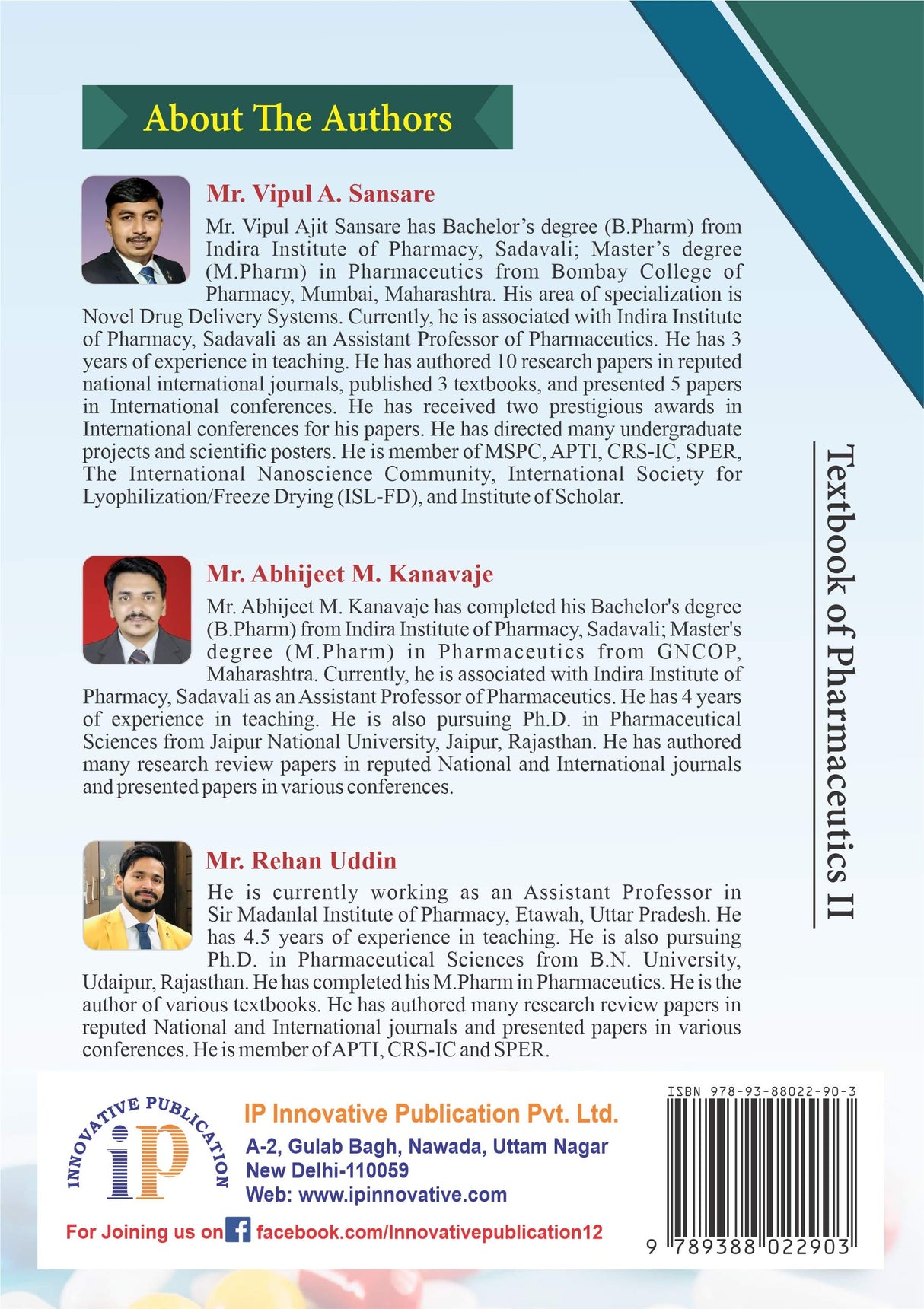 Textbook of Pharmaceutics II (For Second Year Diploma in Pharmacy) - Retail Maharaj