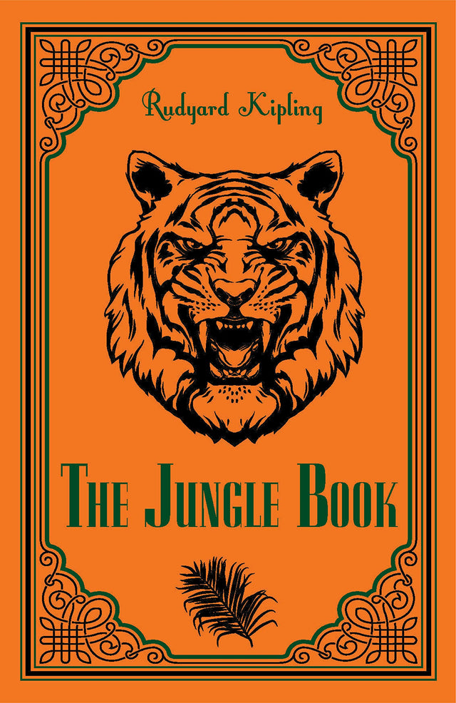 The Jungle Book Rudyard Kipling Classic Novel, (Adventure with Mowgli, Jungles of India, Journey of Self Discovery), Ribbon Page Marker, Perfect for Gifting - Retail Maharaj
