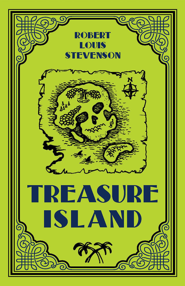 Treasure Island Robert Louis Stevenson Classic Novel, (Sailing Adventure, Tale of Strength and Courage, Required Literature), Ribbon Page Marker, Perfect for Gifting - Retail Maharaj