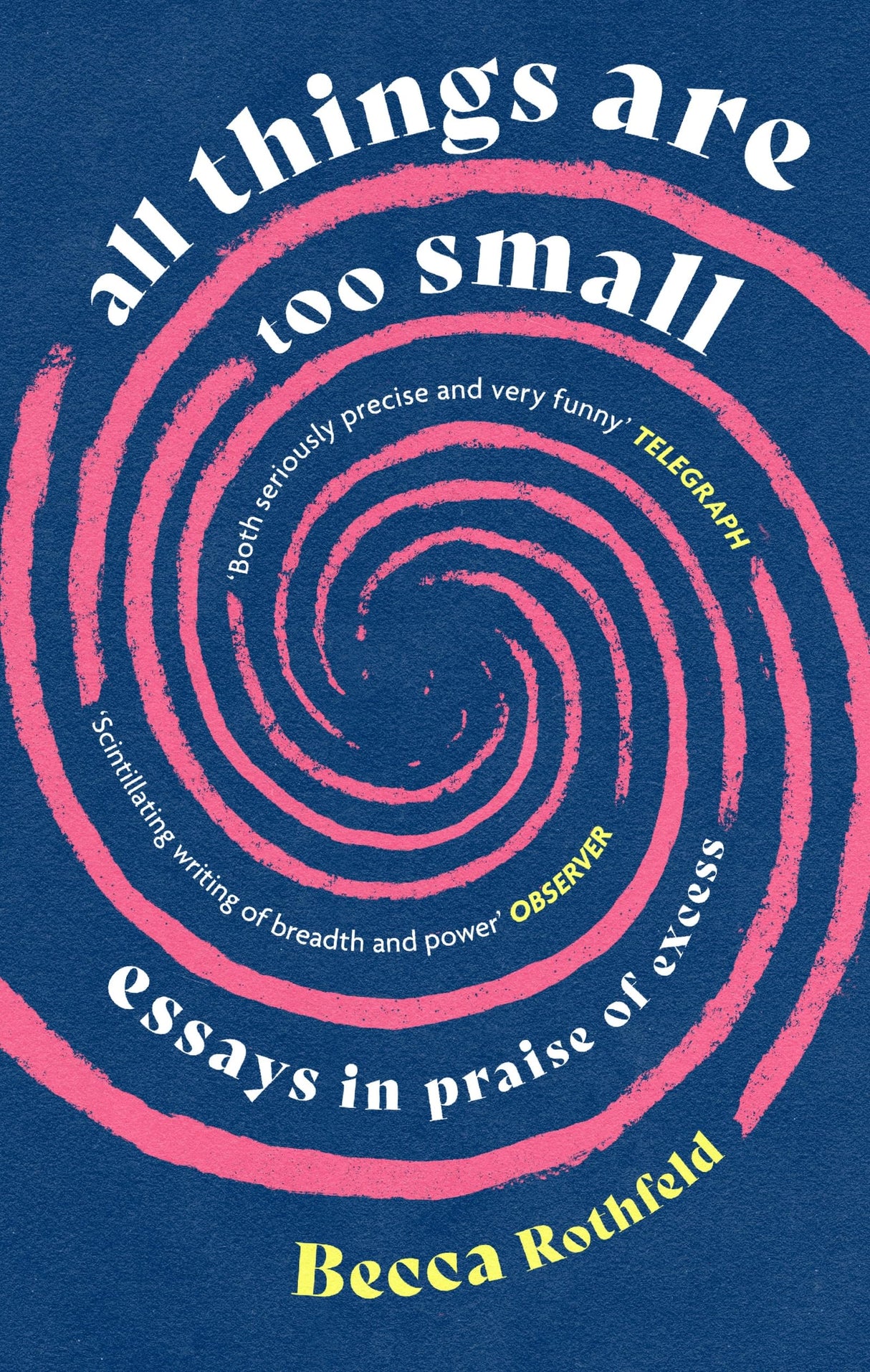 All Things Are Too Small: Essays in Praise of Excess - Retail Maharaj