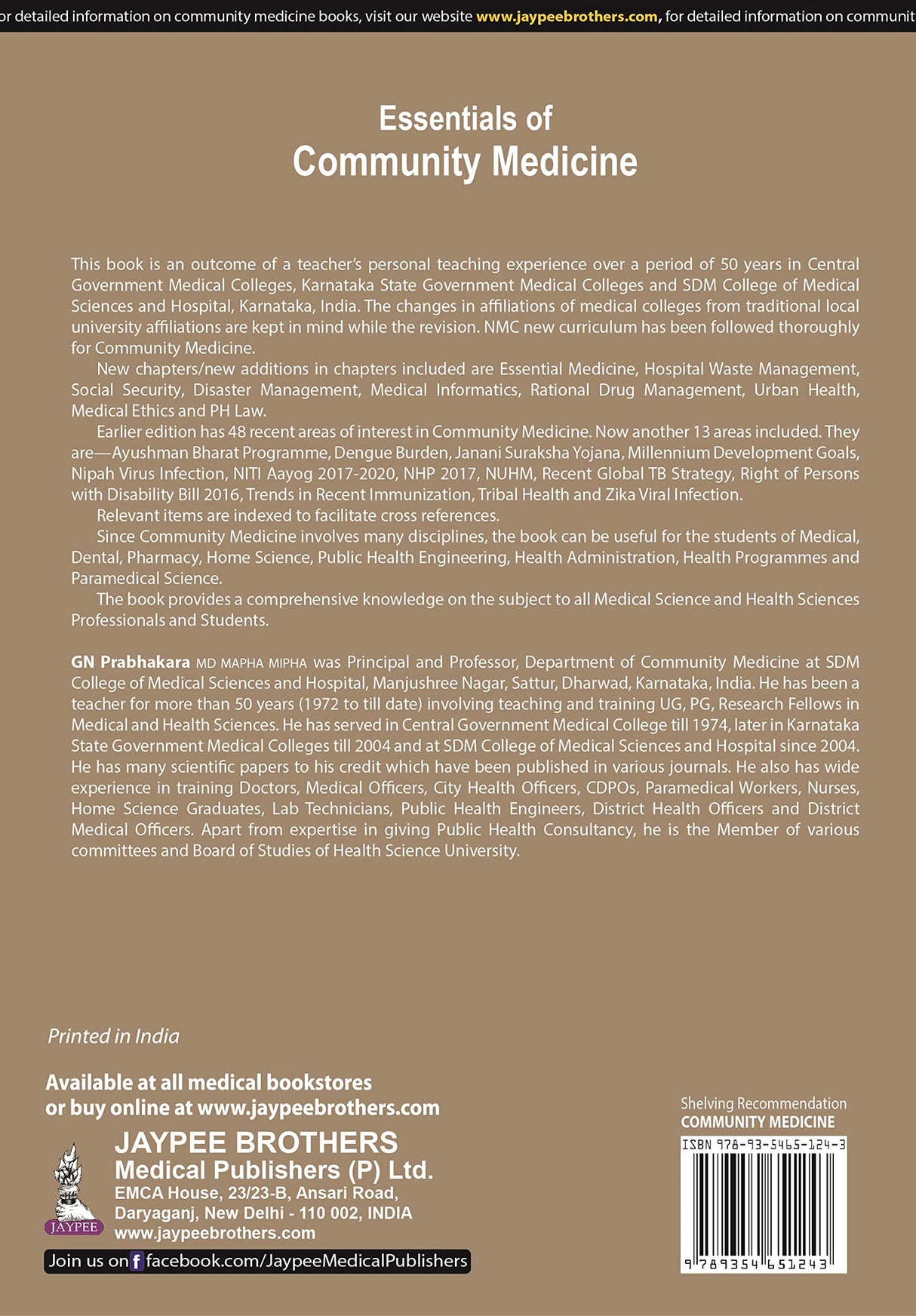 ESSENTIALS OF COMMUNITY MEDICINE - Retail Maharaj