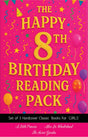 The Happy 8th Birthday Reading Pack : Set of 3 Hardcover Classic Books for " Girls", A little princess, Alice wonderland, the secret garden - Retail Maharaj