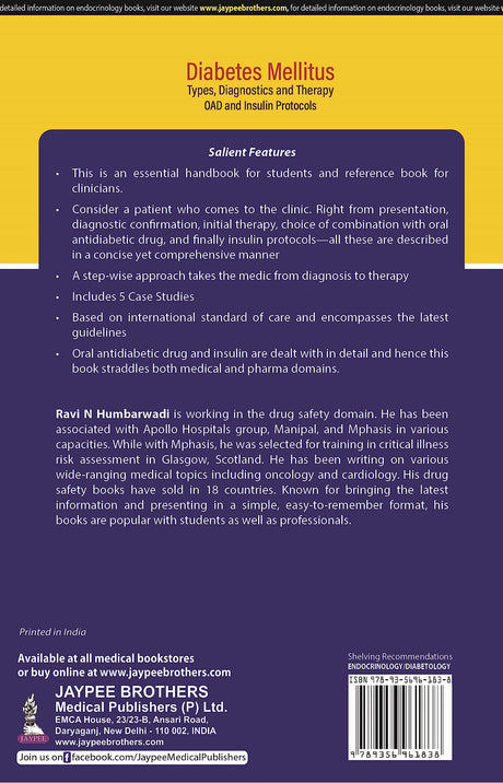 DIABETES MELLITUS- TYPES, DIAGNOSTICS AND THERAPY: OAD AND INSULIN PROTOCOLS - Retail Maharaj
