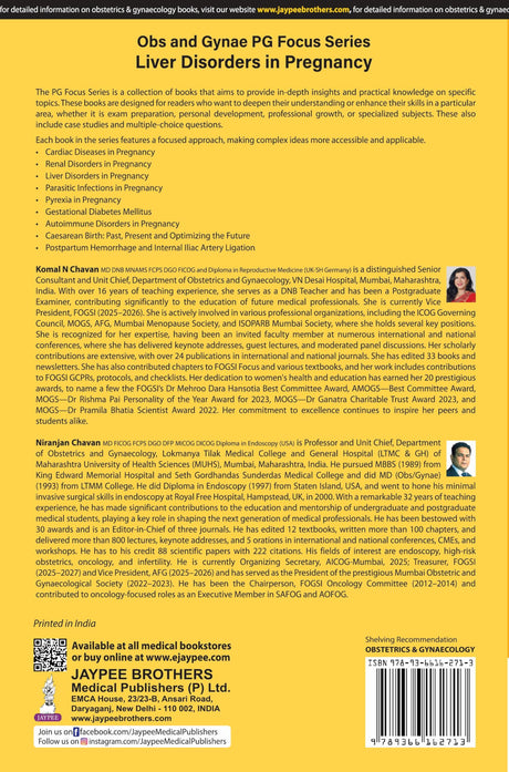 OBS AND GYNAE PG FOCUS SERIES LIVER DISORDERS IN PREGNANCY - Retail Maharaj