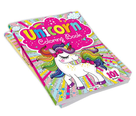 101 Unicorn Colouring Book: Fun Activity Colouring Book For Children - Retail Maharaj