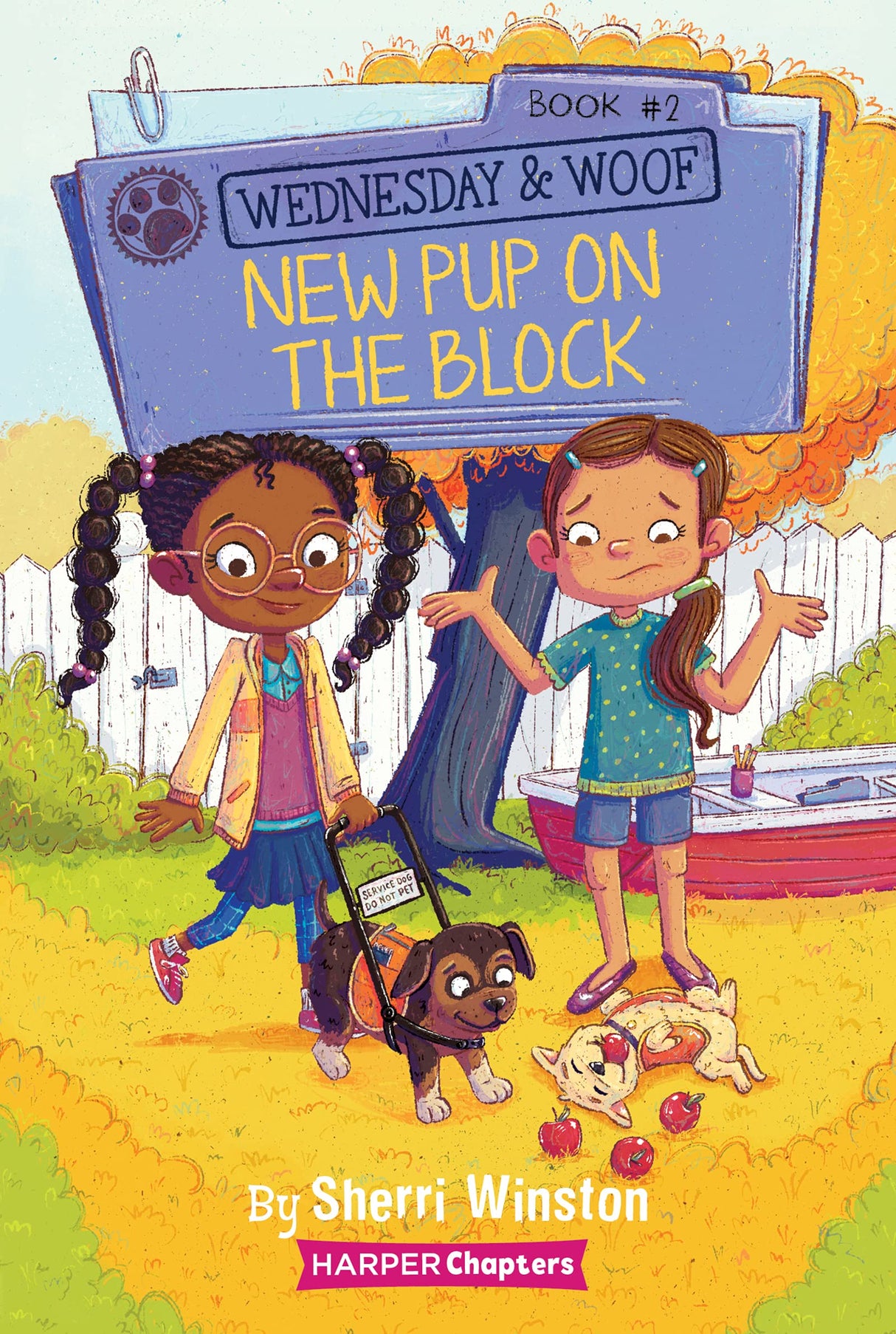 Wednesday and Woof #2: New Pup on the Block (HarperChapters) - Retail Maharaj