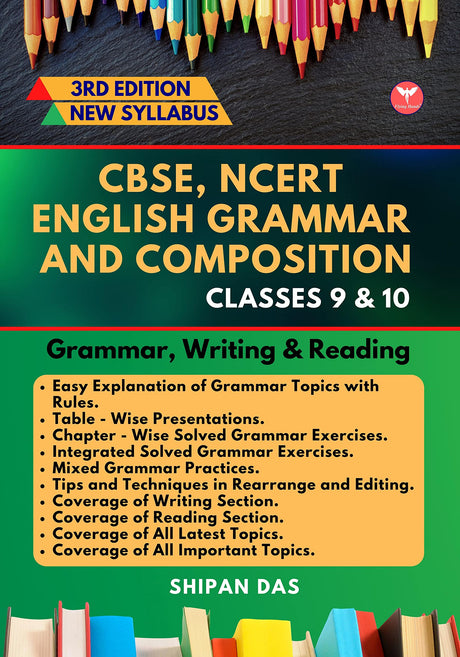 CBSE, NCERT English Grammar and Composition - Class 9 & 10. (Class IX & X) - Retail Maharaj