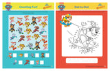 Nickelodeon Paw Patrol – Off Duty! Fun Learning Set | Wipe & Clean Mats, Coloring Sheets, Stickers, Certificate & Pen | Ages 3–7 | Learn Through Play with Your Favorite Pups - Retail Maharaj