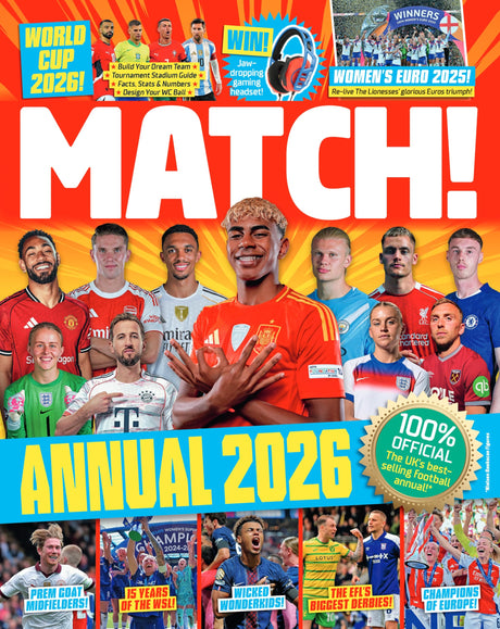 Match Annual 2026: The UK's bestselling football annual, featuring Saka, Haaland and Bellingham - Retail Maharaj