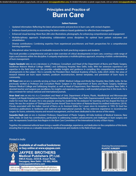 PRINCIPLES AND PRACTICE OF BURN CARE - Retail Maharaj