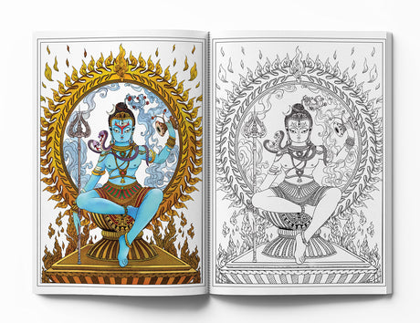 Gods and Goddesses - Spiritual Coloring Book - Retail Maharaj
