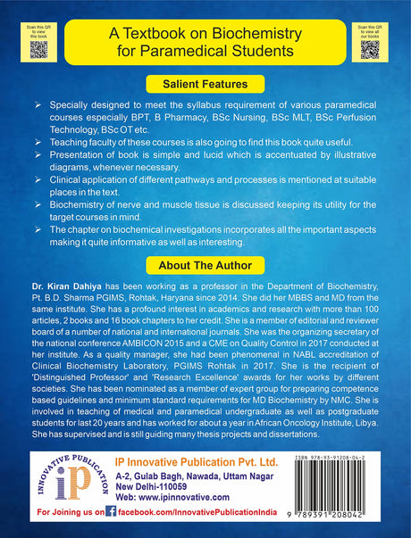 A Textbook on Biochemistry for Paramedical Students - Retail Maharaj