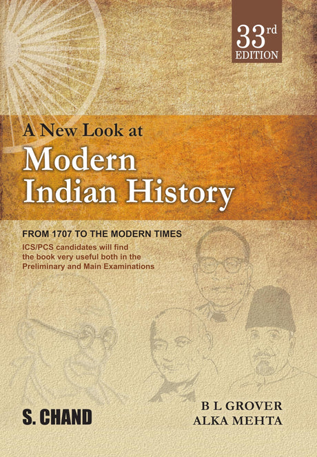 A New Look At Modern Indian History 33Ed - Retail Maharaj