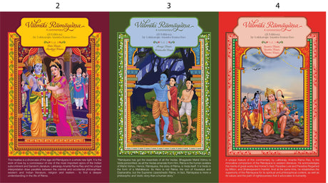 Sri Lakkaraju Ananta Rama Rao's Valmiki Ramayana: A commentary (II Edition) - 3 Volumes Set - Retail Maharaj