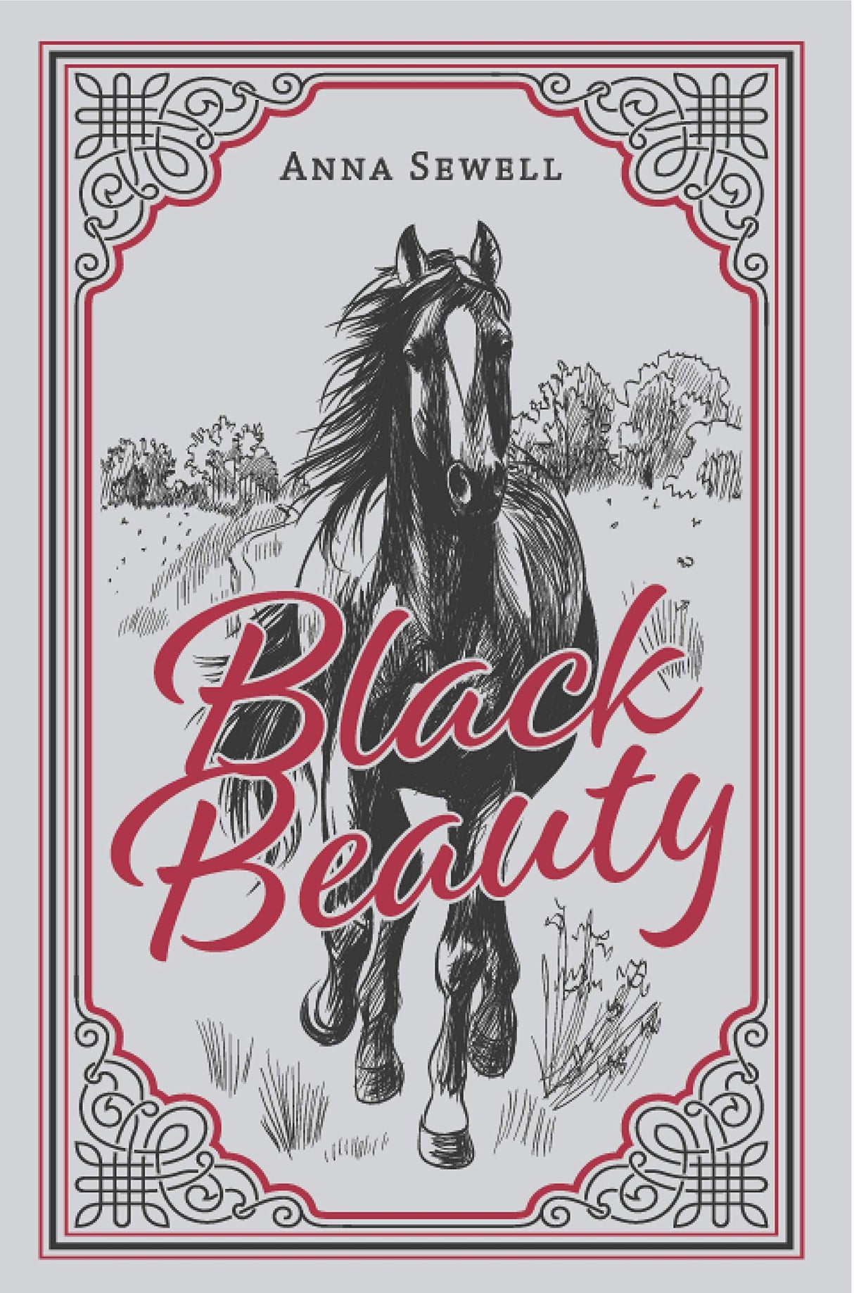 Black Beauty, Anna Swell Classic Novel, (Horse, Equestrian Literature), Ribbon Page Marker, Perfect for Gifting - Retail Maharaj